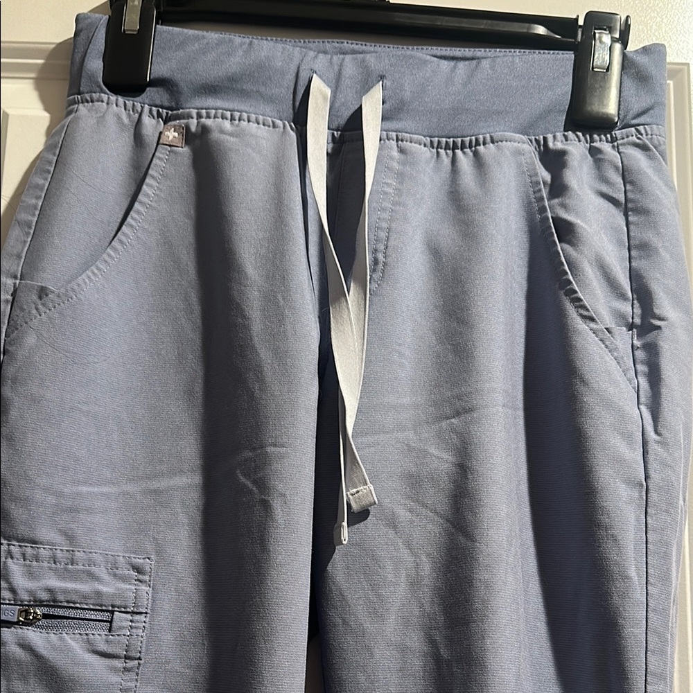 women's Vapor Blue Space Dye Zamora-  Jogger Scrub Pants XSPVapor Blue Space Dye